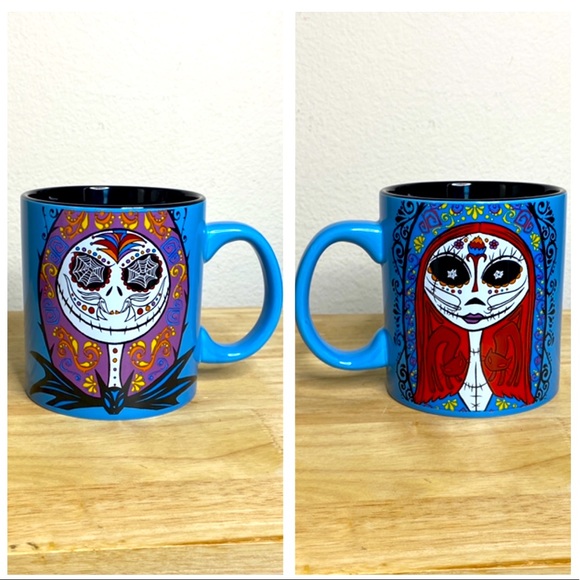 NEW Disney Nightmare before Christmas Mug jack skellington and Sally mug - Picture 1 of 7